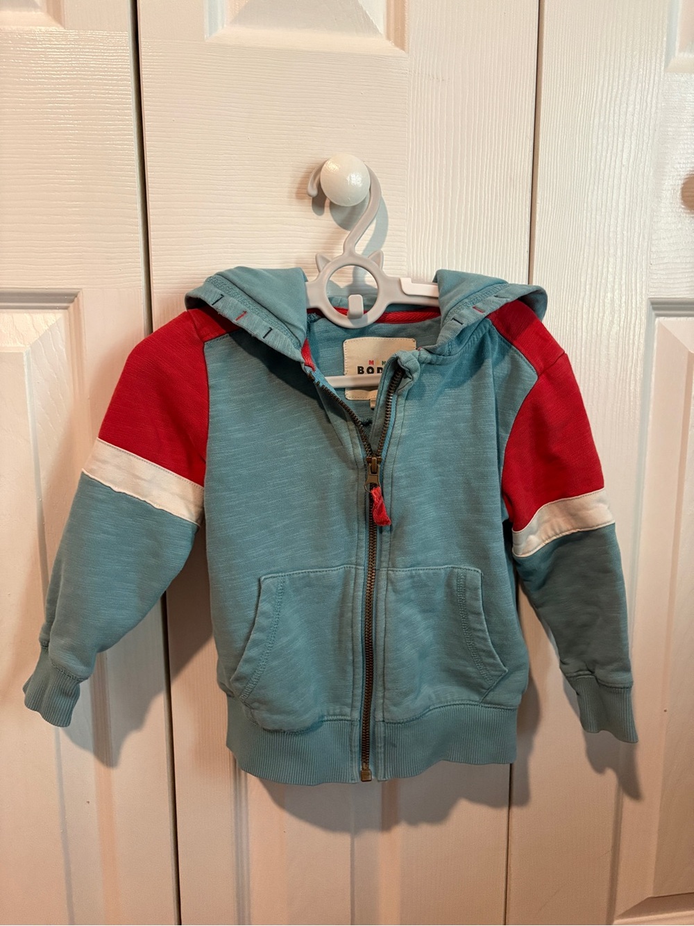 Mini Boden Zip-Up Hoodie 2-3 years